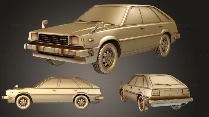Автомобили и транспорт (Хонда Квинт 1980, CARS_1872) 3D модель для ЧПУ станка